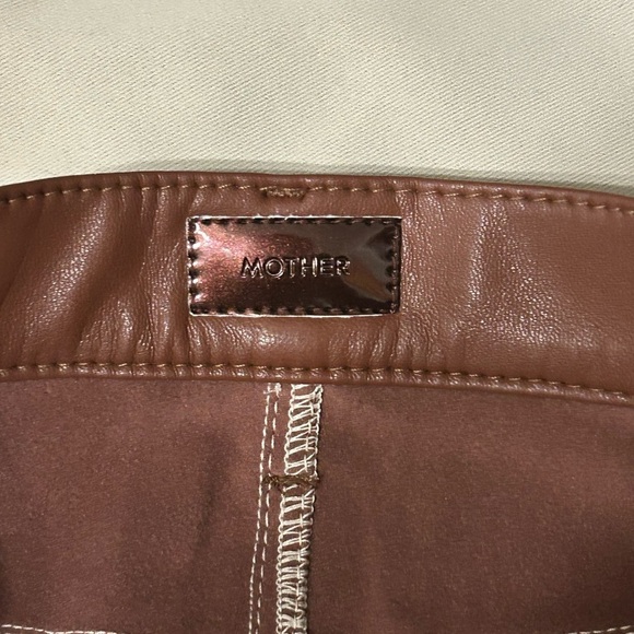 MOTHER The Insider Ankle Pant Faux Show Tortoise Shell - Size 28 - Picture 6 of 12